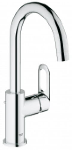 GROHE BauLoop – Mitigeur monocommande lavabo taille L avec garniture de vidage chrome