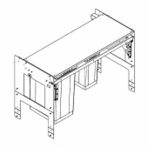 GROHE Blue – Blue Mülltrennsystem 900 mm zweifach 11/29 Liter grau