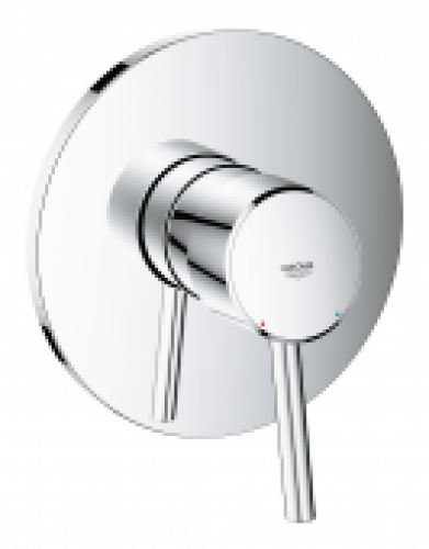 GROHE Concetto – Façade de mitigeur monocommande encastré pour 1 sortie chrome