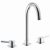 GROHE Concetto – Mitigeur de lavabo 3 trous taille L avec garniture de vidage chrome