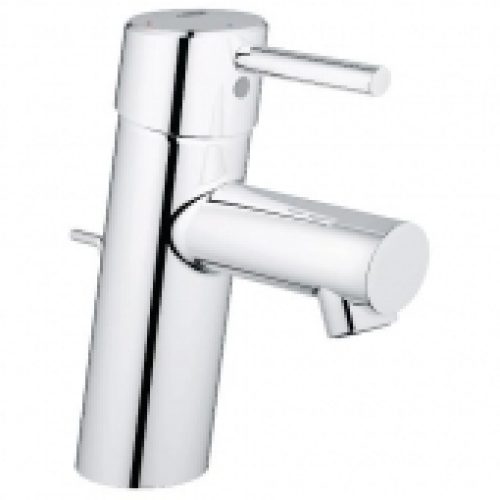 GROHE Concetto – Mitigeur monocommande lavabo taille S avec EnergySafe avec garniture de vidage chrome
