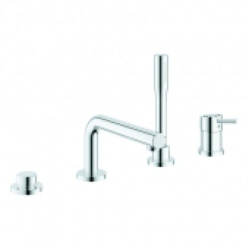 GROHE Concetto – Robinetterie 4 trous baignoire avec 2 sorties chrome