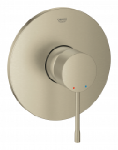 GROHE Essence – Façade de mitigeur monocommande encastré pour 1 sortie nickel brossé