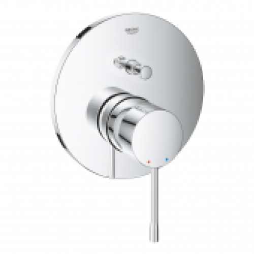 GROHE Essence – Façade de mitigeur monocommande encastré pour 2 sorties chrome