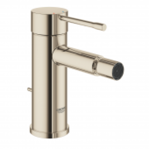 GROHE Essence – Mitigeur monocommande bidet avec garniture de vidage nickel poli