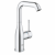 GROHE Essence – Mitigeur monocommande lavabo taille L avec bec orientable et limiteur de débit sans garniture de vidage chr…