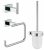 GROHE Essentials Cube – Ensemble accessoires WC 3 en 1 chrome / satiné