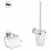 GROHE Essentials – Ensemble accessoires WC 3 en 1 chrome / satiné