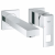 GROHE Eurocube – Mitigeur monocommande lavabo pour montage mural avec projection 171 mm sans garniture de vidage chrome