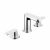 GROHE Eurosmart Cosmopolitan – Mitigeur de lavabo 3 trous taille S avec garniture de vidage chrome