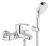 GROHE Eurostyle Cosmopolitan – Mitigeur monocommande de bain avec 2 sorties et ensemble de douche chrome