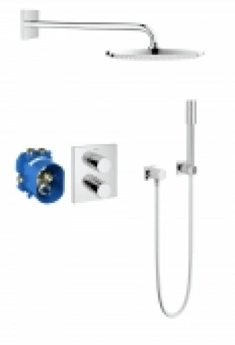 GROHE Grohtherm 3000 Cosmopolitan – Système de douche Rainshower 310 chrome