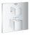 GROHE Grohtherm Cube – Façade pour mitigeur thermostatique bain pour 2 sorties chrome