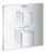 GROHE Grohtherm Cube – Façade pour mitigeur thermostatique douche pour 1 sortie chrome