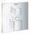 GROHE Grohtherm Cube – Façade pour mitigeur thermostatique douche pour 2 sorties chrome