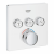 GROHE Grohtherm SmartControl – Façade pour mitigeur thermostatique pour 3 sorties chrome / moon white