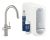 Grohe Kit de démarrage – Mitigeur bec C Blue Home Chromé (31541)