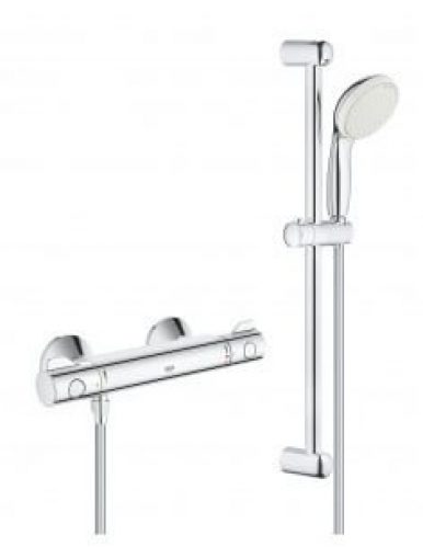 GROHE – Mitigeur thermostatique douche 1/2″ avec ensemble de douche…
