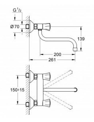 GROHE Mélangeur Évier Costa L 31187001