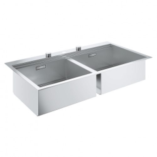 GROHE Nouveau K800 Évier acier inoxydable…