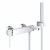 GROHE Plus – Mitigeur monocommande de bain avec 2 sorties et ensemble de douche chrome