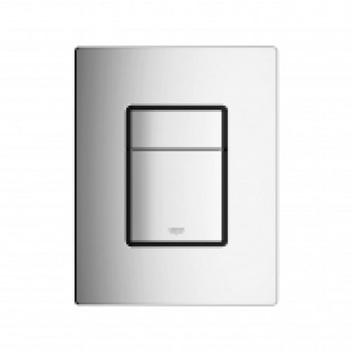 GROHE Skate Cosmopolitan – Plaque de commande pour WC avec double chasse et marche/arrêt titane / titanium