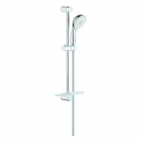 GROHE Tempesta Rustic – Ensemble de douche avec 4 jet chrome / blanc