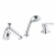 GROHE Tenso – Robinetterie 3 trous baignoire avec 2 sorties chrome