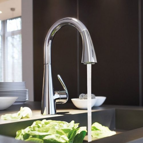 Grohe Zedra Mitigeur évier avec douchette extractible (32294001)