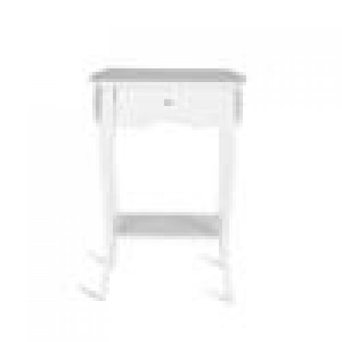 Guéridon ARISTIDE en acajou, fini blanc