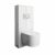 Habillage bâti-support pour WC suspendu – UNIT – blanc brillant – Salgar 25365