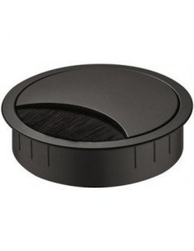 HAFELE – Passe-câbles Ø60 noir – 42896302