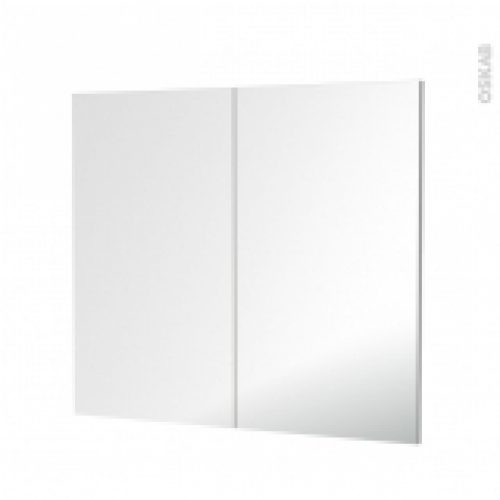 Hakeo Facade N68 2 Portes Miroir L80Xh70
