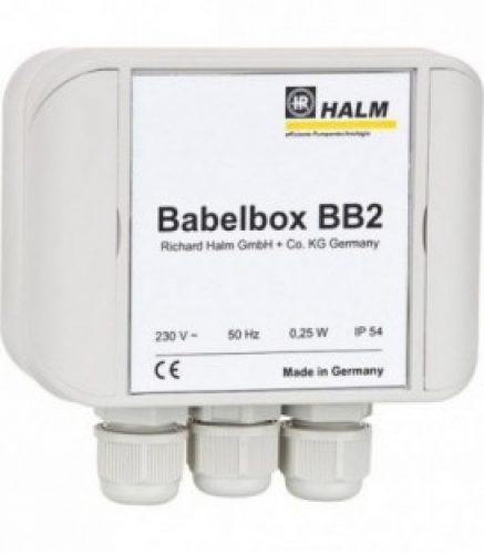 Halm HEP BB2 25-7.0 E130 Babelbox + pompe PWM, DN25 longueur 130 mm, 230V/50Hz