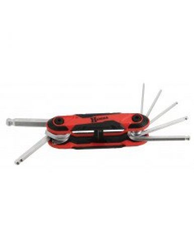 HANGER 250115 Jeu de 8 clés mâles sphériques sur monture