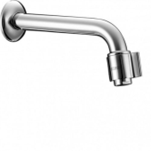 HANSA HansaNova – Bec mural pour montage mural avec projection 186 mm sans garniture de vidage chrome