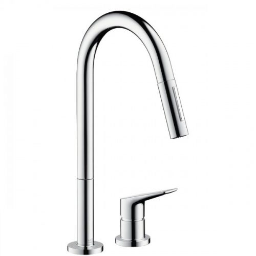 Hansgrohe Citterio M Robinet avec douchette extractible 2 trous (34822)