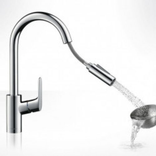 Hansgrohe FOCUS Mitigeur évier avec douchette Aspect acier 31815800