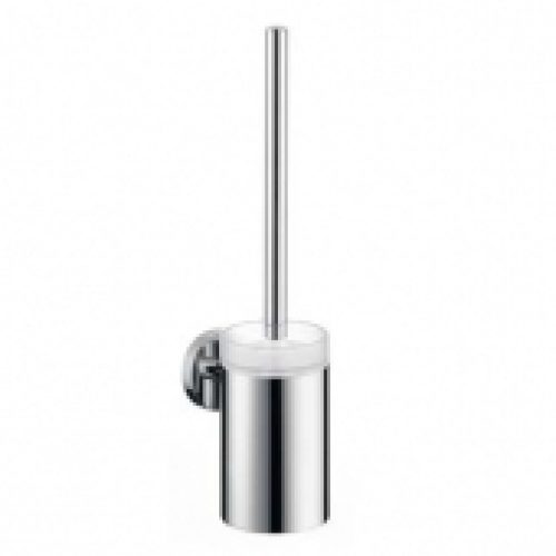 hansgrohe Logis – Set porte brosse de toilette chrome / satiné