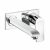 hansgrohe Metris – Mitigeur monocommande lavabo pour montage mural avec projection 225 mm sans garniture de vidage chrome