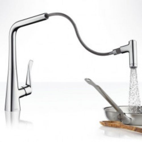 Hansgrohe METRIS Mitigeur évier avec douchette extractible Chromé 14820000