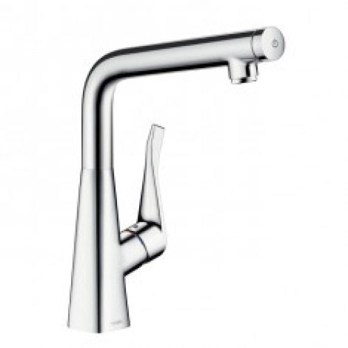 Hansgrohe METRIS Select Mitigeur évier Aspect acier 14883800