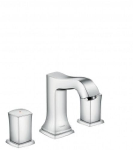 hansgrohe Metropol Classic – Mitigeur de lavabo 3 trous 110 avec garniture de vidage chrome