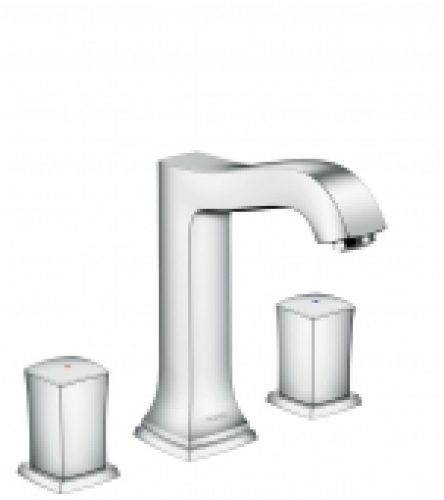 hansgrohe Metropol Classic – Mitigeur de lavabo 3 trous 160 avec garniture de vidage chrome