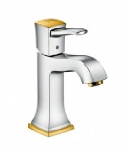 hansgrohe Metropol Classic – Mitigeur monocommande lavabo 110 avec garniture de vidage chrome / or