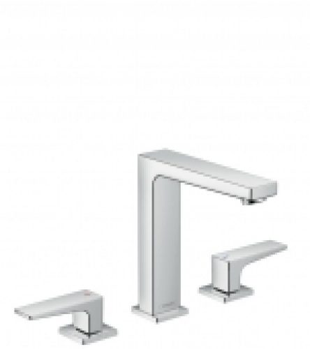 hansgrohe Metropol – Mitigeur de lavabo 3 trous 160 avec bonde de vidage Push-Open chrome