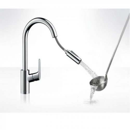 Hansgrohe Mitigeur Cuisine avec Douchette Extractible Focus Chromé 31815000