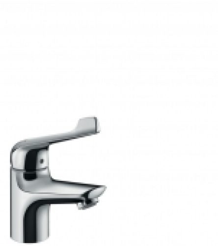 hansgrohe Novus Care – Mitigeur monocommande lavabo 70 avec poignée extra-longue avec garniture de vidage chrome