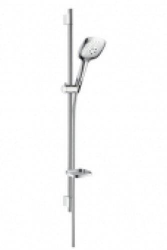 hansgrohe Raindance Select E – Ensemble de douche 150 3jet avec barre de douche 900 mm chrome