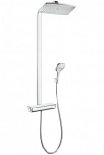 hansgrohe Raindance Select E – Système de douche Showerpipe 360 1jet avec mitigeur thermostatique chrome